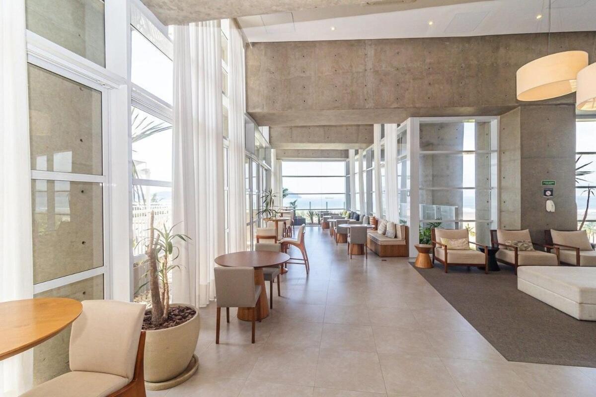 Studio Moderno Em Condominio De Luxo Pe Na Areia Santos  Exteriör bild