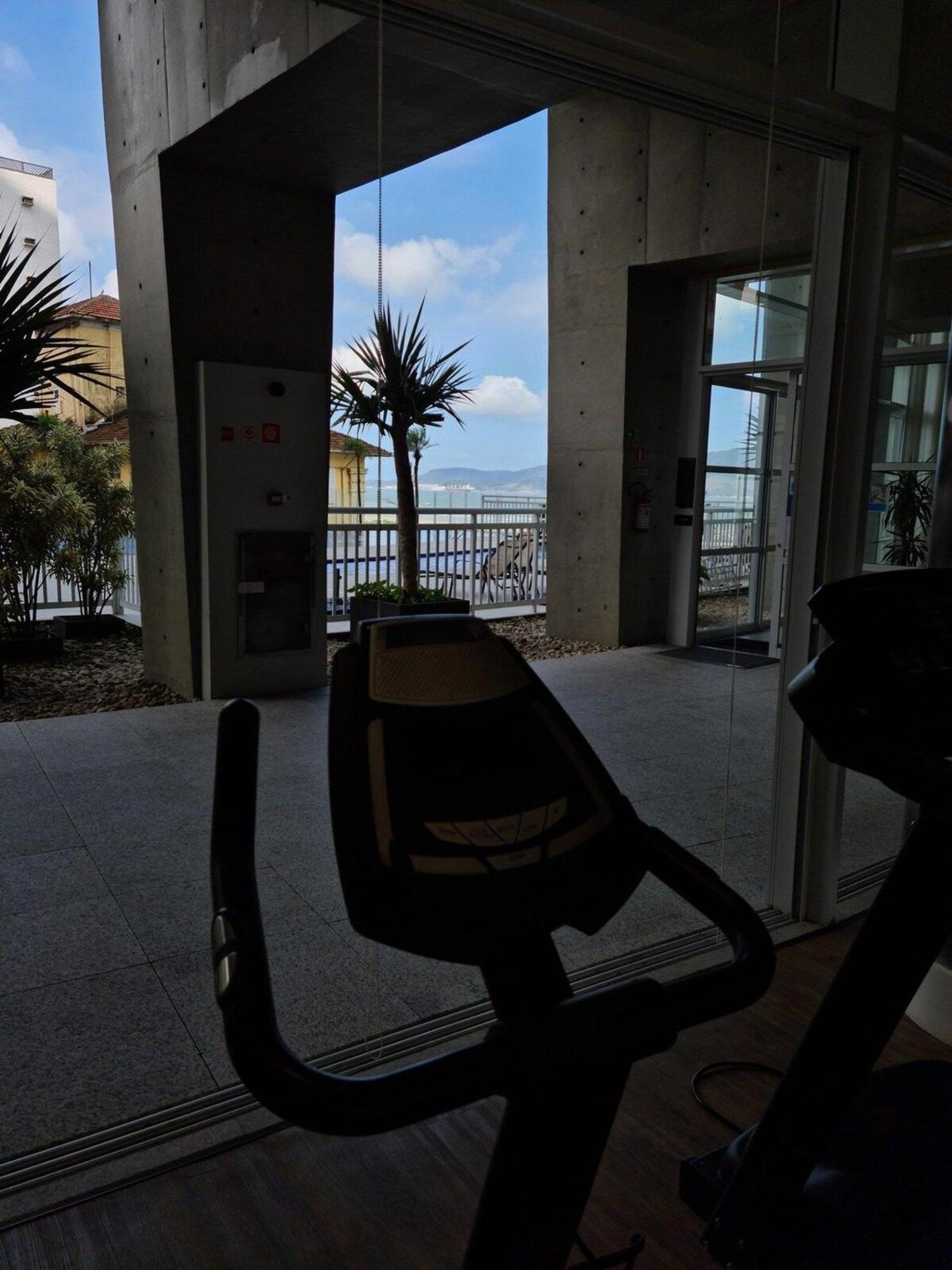 Studio Moderno Em Condominio De Luxo Pe Na Areia Santos  Exteriör bild