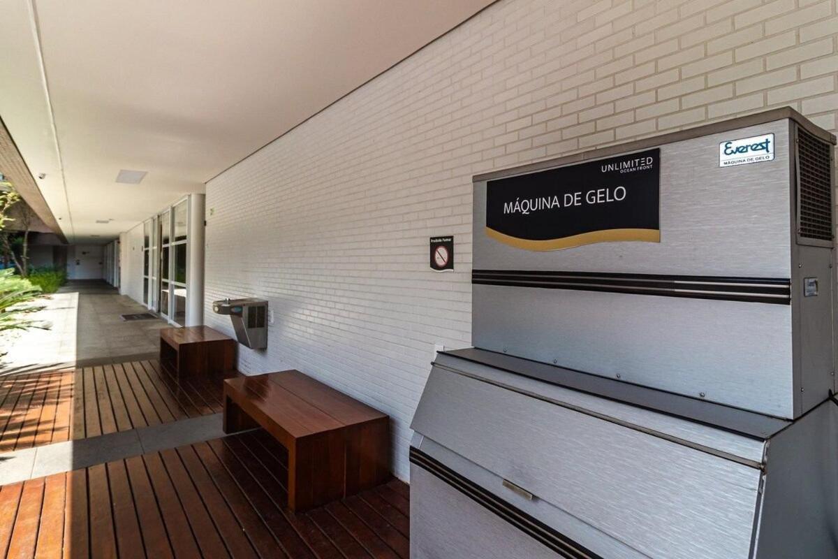 Studio Moderno Em Condominio De Luxo Pe Na Areia Santos  Exteriör bild